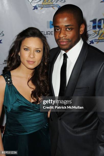 Nicole Lyn and Dule Hill attend A Night Of 100 Stars at Beverly Hills Hotel on March 7, 2010 in Beverly Hills, California.