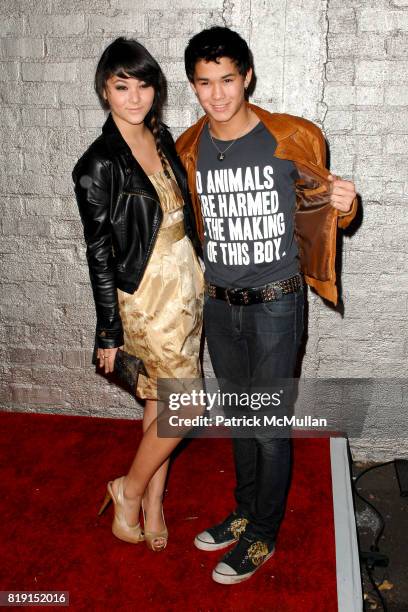 Fivel Stewart and Booboo Stewart attend STAR MAGAZINE CELEBRATES YOUNG HOLLYWOOD at Voyeur on March 31, 2010 in West Hollywood, California.