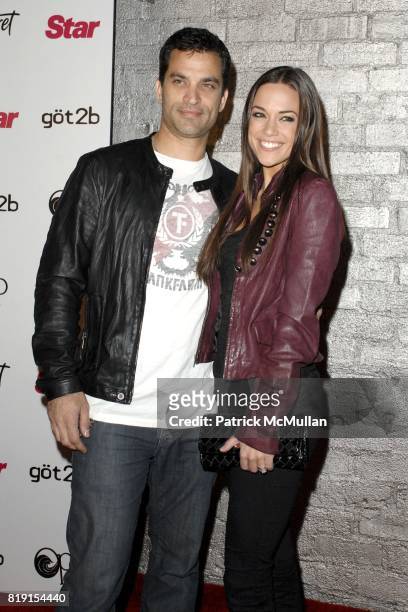 Jonathon Schaech and Jana Kramer attend STAR MAGAZINE CELEBRATES YOUNG HOLLYWOOD at Voyeur on March 31, 2010 in West Hollywood, California.