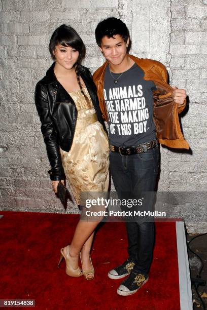 Fivel Stewart and Booboo Stewart attend STAR MAGAZINE CELEBRATES YOUNG HOLLYWOOD at Voyeur on March 31, 2010 in West Hollywood, California.