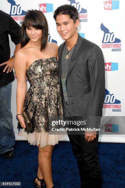 Booboo Stewart and Fivel Stewart attend 2010 VH1 Do Something Awards at Hollywood Palladium on July 19, 2010 in Hollywood, CA.