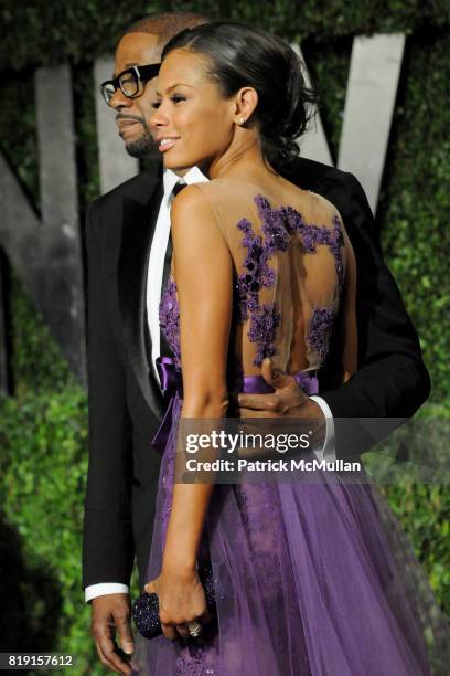 Forest Whitaker and Keisha Whitaker attend VANITY FAIR Oscar Party - ARRIVALS at Sunset Tower Hotel on March 7, 2010 in West Hollywood, California.