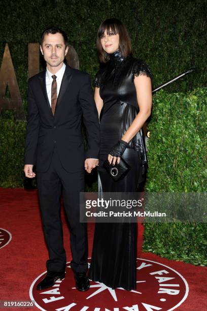 Giovanni Ribisi and Cat Power attend VANITY FAIR Oscar Party - ARRIVALS at Sunset Tower Hotel on March 7, 2010 in West Hollywood, California.