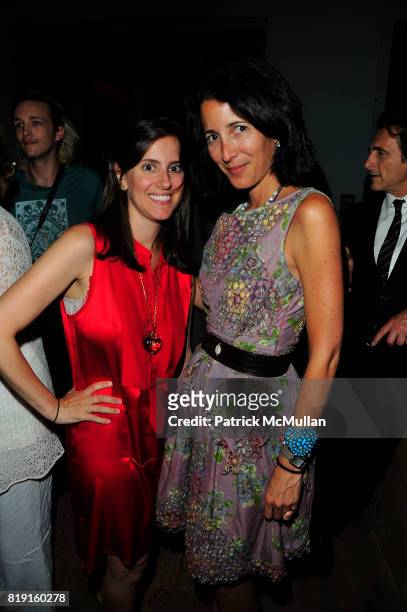 Alana Posner and Amanda Ross attend Vapiano hosts the New York Premiere of THE EXTRA MAN red- carpet arrivals and after-party at Village East Cinema...