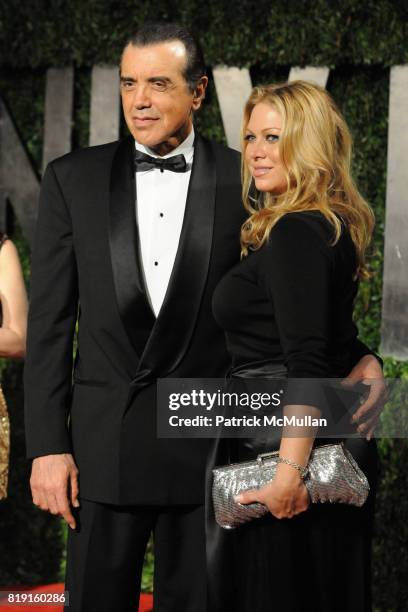 Chazz Palminteri and Gianna Ranaudo attend VANITY FAIR Oscar Party - ARRIVALS at Sunset Tower Hotel on March 7, 2010 in West Hollywood, California.