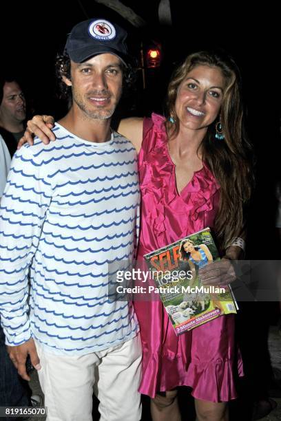 Andrew Lauren and Dylan Lauren attend Celebrating Dylan Lauren as new contributing editor to Self Magazine on July 17, 2010 in Montauk, NY.