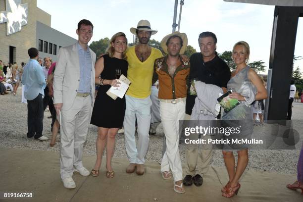 Patrick Leonard, Claire Hallowell, Jorn Weisbrodt, Rufus Wainwright, Alec Baldwin and Claire Evans attend Paradiso: The 17th Annual Watermill Summer...