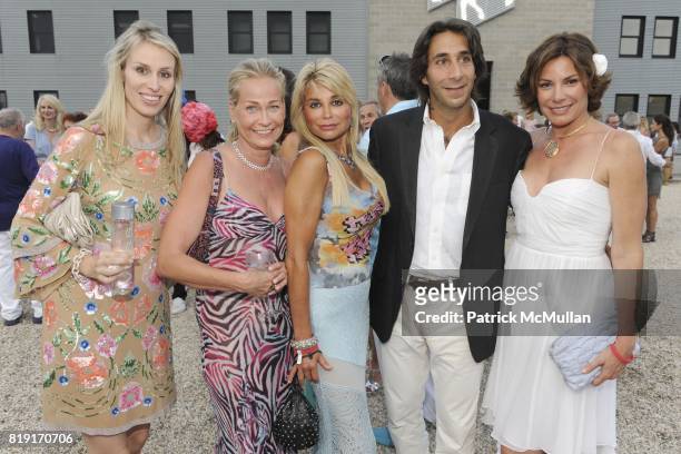Carola Jain, Sabine Anton, Karen Goerl, Jacques Azoulay and Countess LuAnn de Lesseps attend Paradiso: The 17th Annual Watermill Summer Benefit 2010...