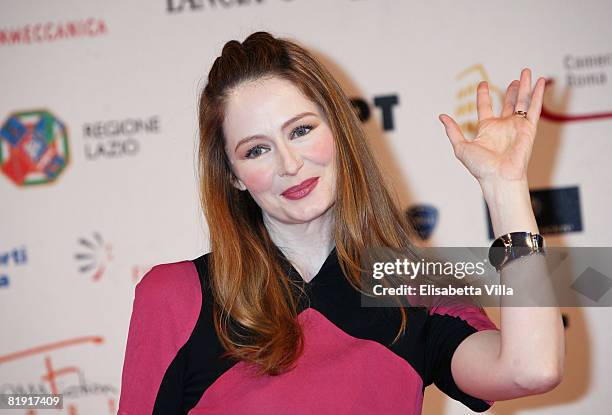 Australian actress Miranda Otto attends the Roma Fiction Fest 2008 Closing Ceremony and Diamond Awards on July 12, 2008 in Rome, Italy.