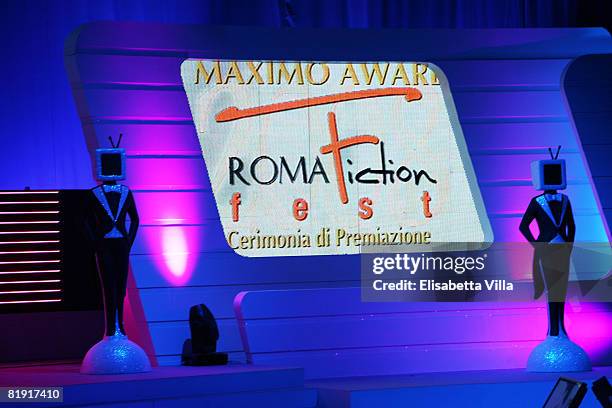 Atmosphere at the Roma Fiction Fest 2008 Closing Ceremony and Diamond Awards on July 12, 2008 in Rome, Italy.