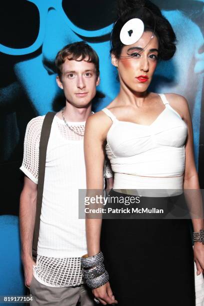 Mack Dugan and Lady Fag attend PRADA "Swing" Sunglasses Launch Event at Joe's Pub on July 14, 2010 in New York City.