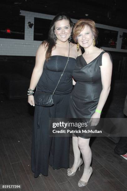 Lauren Manzo and Caroline Manzo attend Nic Roldan, Shamin Abas and Tracy Mourning Host Hamptons Social Series Dinner For St. Jude's at Lily Pond on...