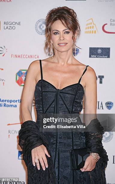 Italian actress Elena Sofia Ricci attends the Roma Fiction Fest 2008 Closing Ceremony and Diamond Awards on July 12, 2008 in Rome, Italy.