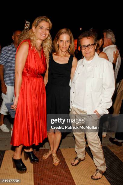 Angela Ismailos, Sandy Brant and Ingrid Sischy attend Hamptons Screening of "GREAT DIRECTORS" at Sag Harbor Cinema on July 5, 2010 in Sag Harbor, NY.