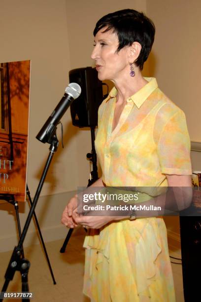 Amy Fine Collins attend Susan Fales-Hill's ONE FLIGHT UP Book Launch Party at 15 Central Park West on July 21st, 2010 in New York City.