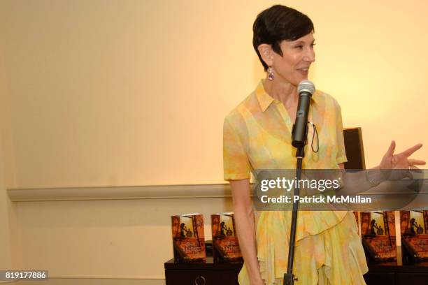 Amy Fine Collins attend Susan Fales-Hill's ONE FLIGHT UP Book Launch Party at 15 Central Park West on July 21st, 2010 in New York City.