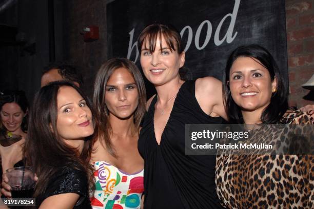 Louisa St. Pierre, Tracy Bjelland, Chelsea Ryan, Iran Hopkins attend The Supper Club & Shepard Fairey's SNO host a Bombay Sapphire Tea Party at The...