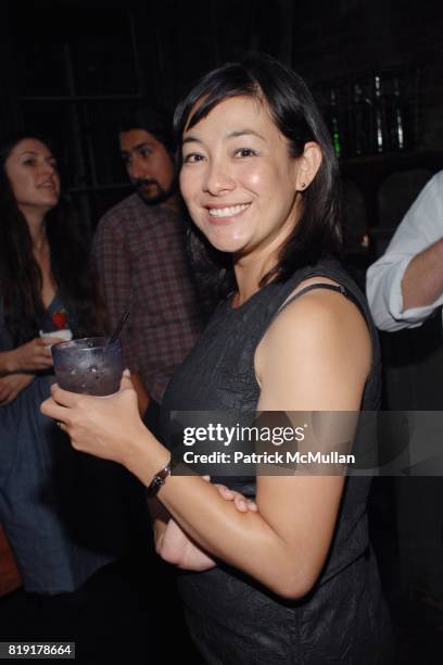 Amanda Fairey attend The Supper Club & Shepard Fairey's SNO host a Bombay Sapphire Tea Party at The Tea Room on July 20, 2010 in Hollywood,...