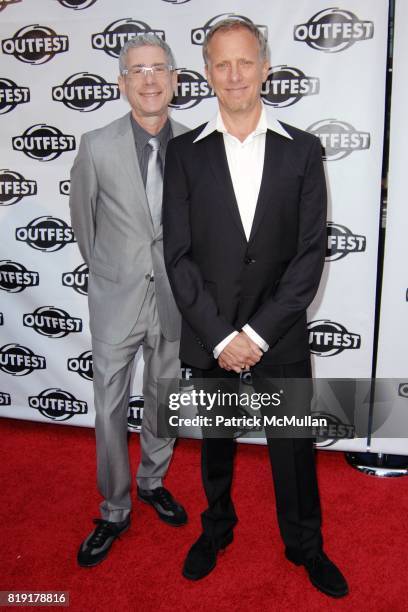 Jeffrey Friedman and Rob Epstein attend Outfest's Opening Night Gala of HOWL at Orpheum Theater on July 8, 2010 in Los Angeles, CA.