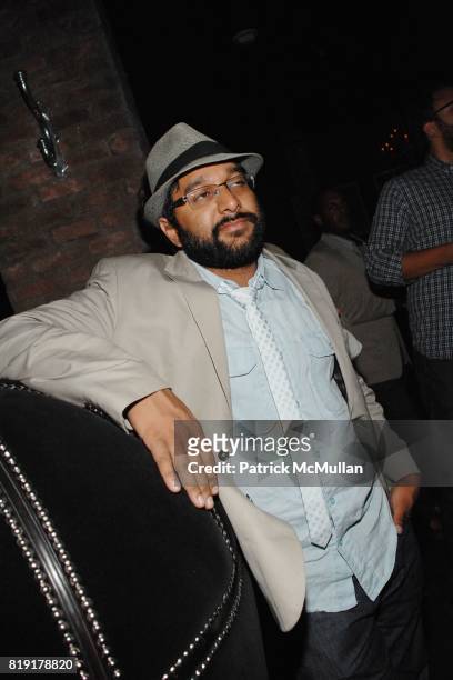 Samir Gupta attend The Supper Club & Shepard Fairey's SNO host a Bombay Sapphire Tea Party at The Tea Room on July 20, 2010 in Hollywood, California.
