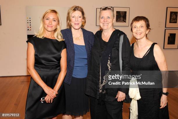 Roxana Marcoci, Agnes Gund, Mary Beth Edelson and Jackie Winsor attend Opening Reception For The Original Copy: Photography of Sculpture at Museum of...