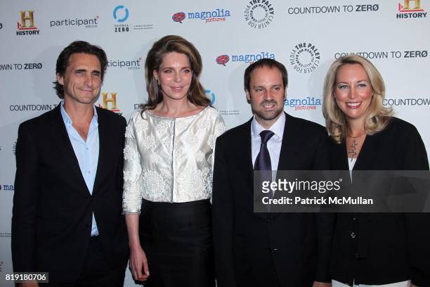Lawrence Bender, Queen Noor, Jeff Skoll and Valerie Plame Wilson attend PALEY CENTER FOR THE MEDIA Hots the New York Premiere of MAGNOLIA PICTURES':...