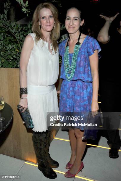 Anne Buford and Jane Lauder attend 2nd Annual Australians in New York Fashion Foundation Party at Crosby Street Hotel on July 27, 2010 in New York...