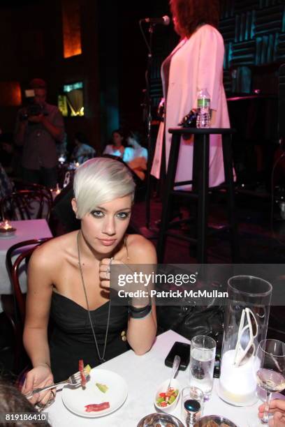 Amanda Leigh Dunn attends PRADA "Swing" Sunglasses Launch Event at Joe's Pub on July 14, 2010 in New York City.