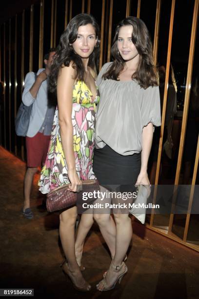 Alejandra Cata, Chrissy Haldis attend DAVID LACHAPELLE'S AMERICAN JESUS - After Party at the Top of the Standard on July 13, 2010 in New York City.