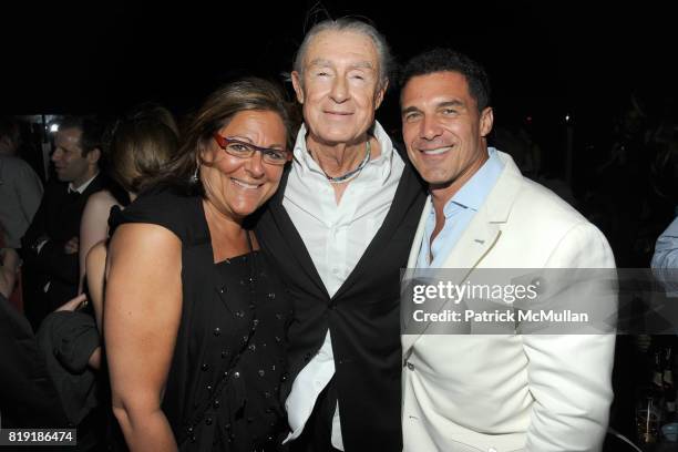 Fern Mallis, Joel Schumacher and Andre Balazs attend THE CINEMA SOCIETY & 2IST host the after party for "TWELVE" at at the Standard Hotel on July 28,...