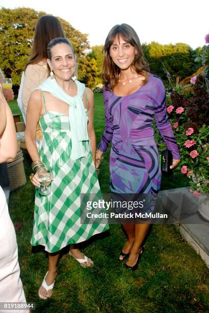 Alexandra Lebenthal and Rachel Heller attend Alzheimer's Association Rita Hayworth Gala Hamptons Kick Off at a Private Residence on July 30th, 2010...