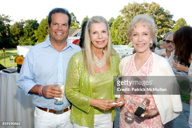 Blaise Labriola, Princess Yasmin Aga Khan and Jane Otto attend Alzheimer's Association Rita Hayworth Gala Hamptons Kick Off at a Private Residence on...