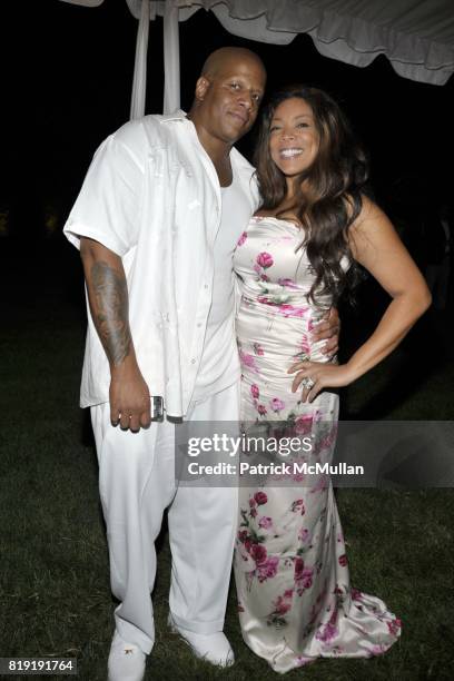 Kevin hunter and Wendy Williams attend QVC Style Initiative Dinner hosted by CEO Mike George at the home of Dennis Basso and partner Michael...