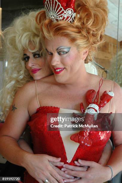 Ginger Snap and Coco Love attend INDEPENDENCE DAY &THE INVASION OF THE PINES at Cherry Grove and Fire Island Pines on July 4, 2010 in Brookhaven, New...