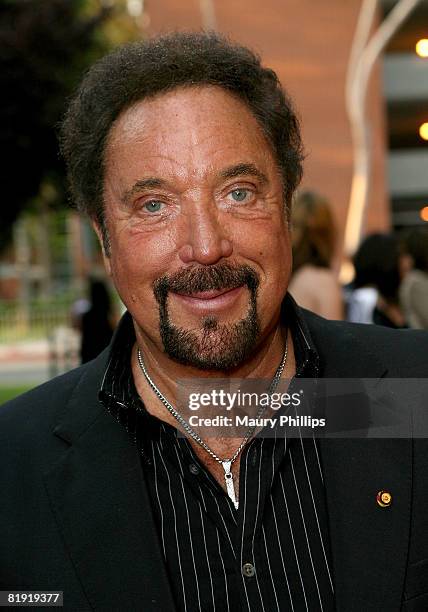 Singer Tom Jones attends GRAMMY Foundation's Starry Night Honoring Sir George Martin on July 12, 2008 in Los Angeles, California.