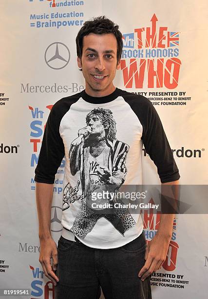 Actor Lonny Ross attends the after party for the 3rd Annual 'VH1 Rock Honors' at the W Hotel on July 12, 2008 in Los Angeles, California.