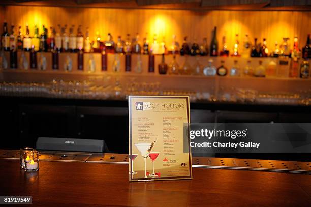 General view at the after party for the 3rd Annual 'VH1 Rock Honors' at the W Hotel on July 12, 2008 in Los Angeles, California.