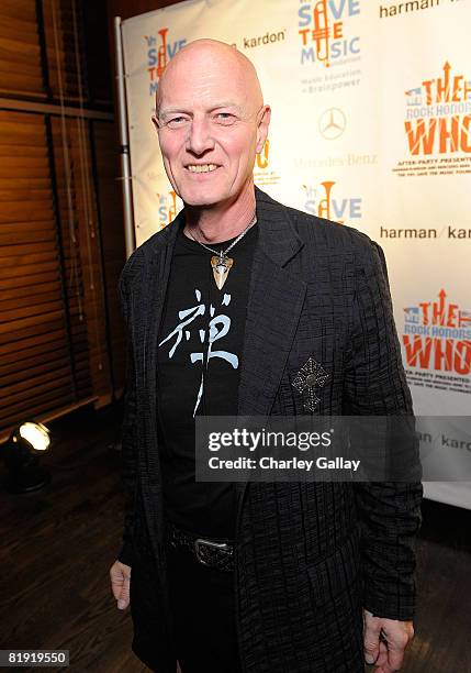Musician Chris Slade attends the after party for the 3rd Annual 'VH1 Rock Honors' at the W Hotel on July 12, 2008 in Los Angeles, California.