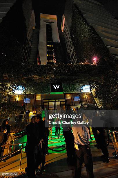 General view at the after party for the 3rd Annual 'VH1 Rock Honors' at the W Hotel on July 12, 2008 in Los Angeles, California.