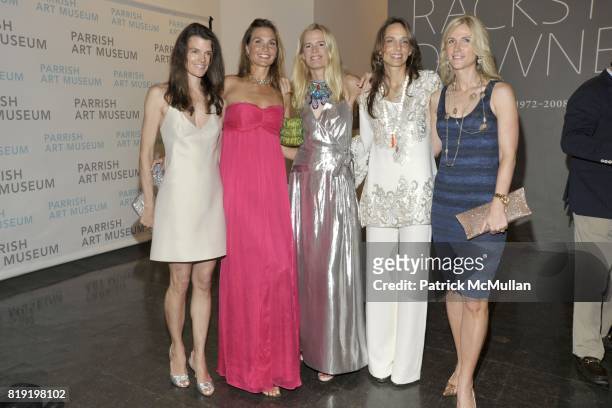 Mary Gail Parr, Whitney Fairchild, Meghan Boody, Marcia Mishaan and Fiona Rudin attend PARRISH ART MUSEUM Midsummer Party, Honoring BETH RUDIN...