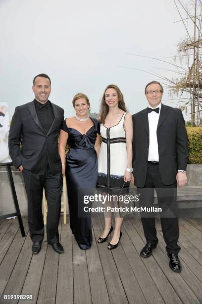 Scott Buccheit, Gillian Hearst Simonds, Jane Boon and Norman Pearlstine attend HAUT BRION 75th Anniversary at The Metropolitan Museum of Art on July...