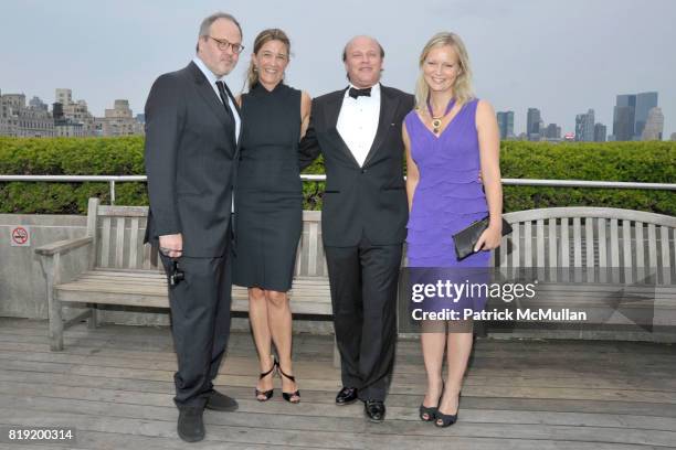 Todd Eberle, Vanessa Von Bismarck, Maximillian Weiner and Princess Caroline de Bourbon de Parme attend HAUT BRION 75th Anniversary at The...
