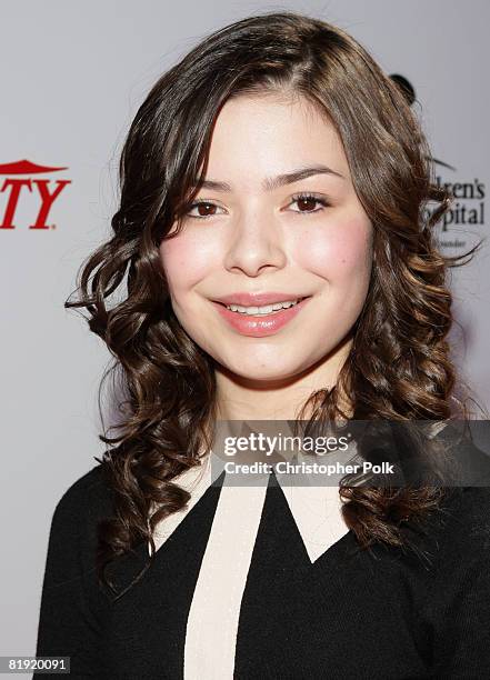 Actress Miranda Cosgrove arrives to the 2007 Power of Youth Benefiting St. Jude and Presented by Tiger Electronics at the Globe Theater in Universal...