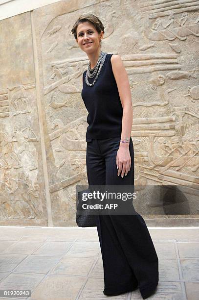 Syrian President Bashar al-Assad's wife Asma al-Assad visits the ...