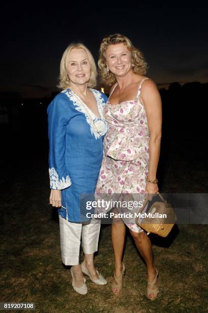 Cornelia Bregman and Lady Liliana Cavendish attend ACRIA's Annual "Cocktails at Sunset" Presented by Calvin Klein Collection & Vanity Fair at Private...