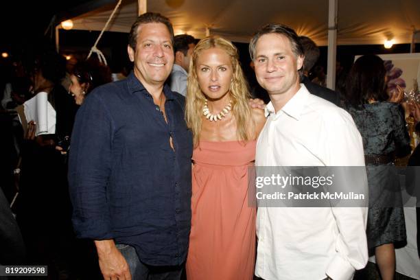 Darren Star, Rachel Zoe and Jason Binn attend ACRIA's Annual "Cocktails at Sunset" Presented by Calvin Klein Collection & Vanity Fair at Private...