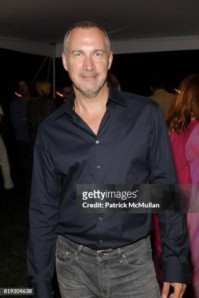 Edward Menicheschi attends ACRIA's Annual "Cocktails at Sunset" Presented by Calvin Klein Collection & Vanity Fair at Private Residence on July 31,...