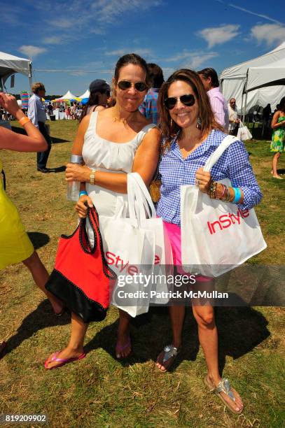 Claudia Lebenthal and Alexandra Lebenthal attend Donna Karan, Ariel Foxman & InStyle Along With Kelly Ripa & Ashley Greene Present Super Saturday 13...