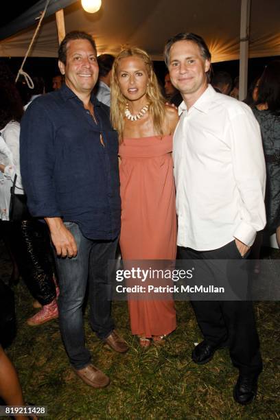 Darren Star, Rachel Zoe and Jason Binn attend ACRIA's Annual "Cocktails at Sunset" Presented by Calvin Klein Collection & Vanity Fair at Private...