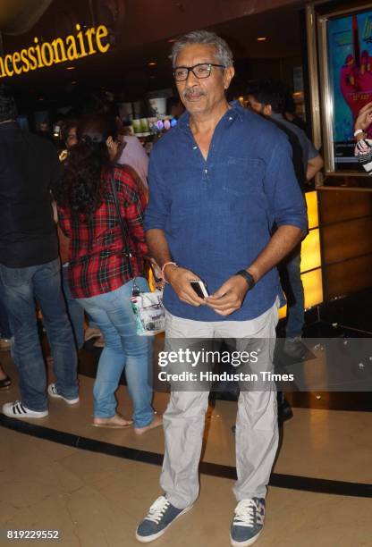 Bollywood filmmaker Prakash Jha attends the special screening of movie 'Lipstick Under My Burkha' on July 18, 2017 in Mumbai, India. The movie is an...